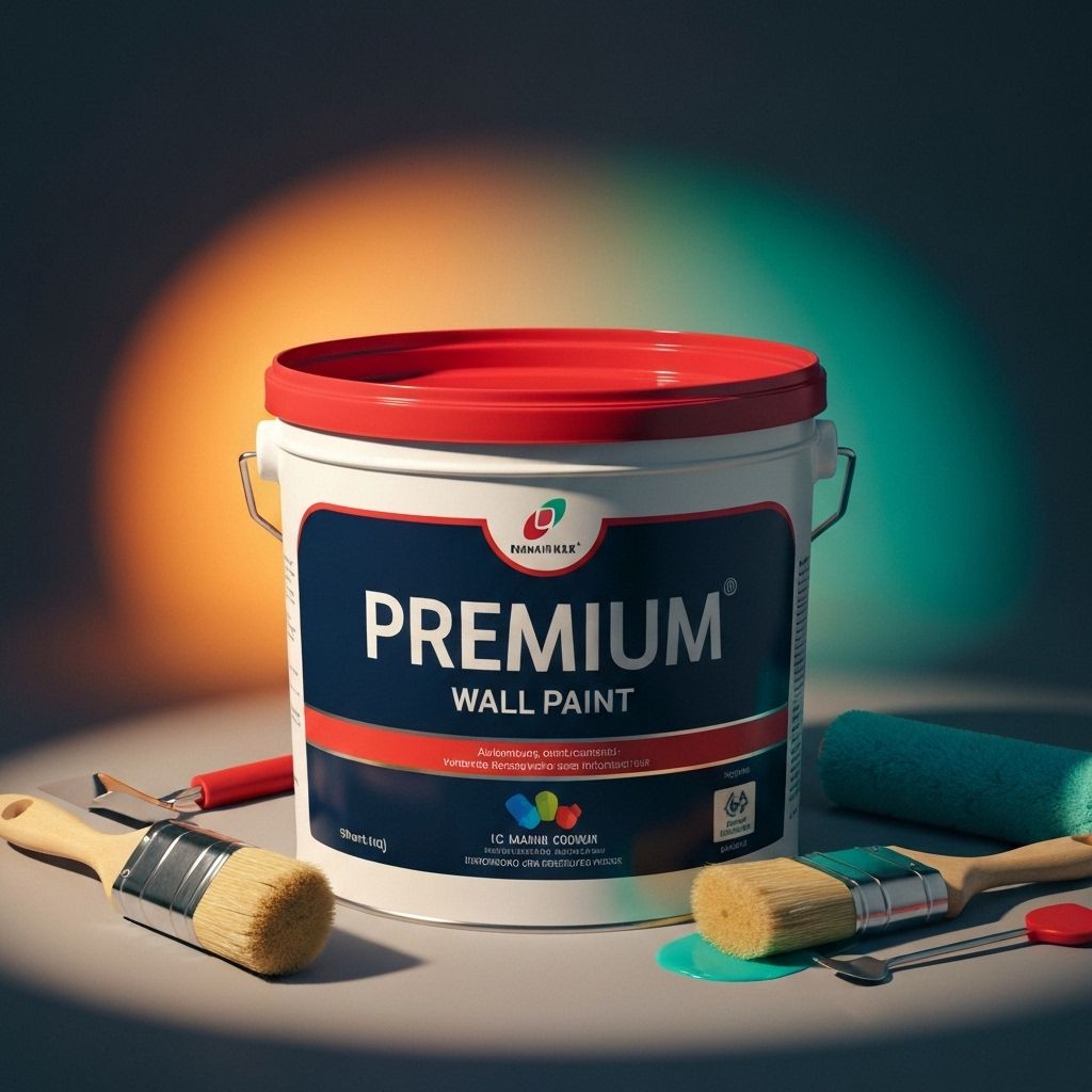 Premium Wall Paint Buckets