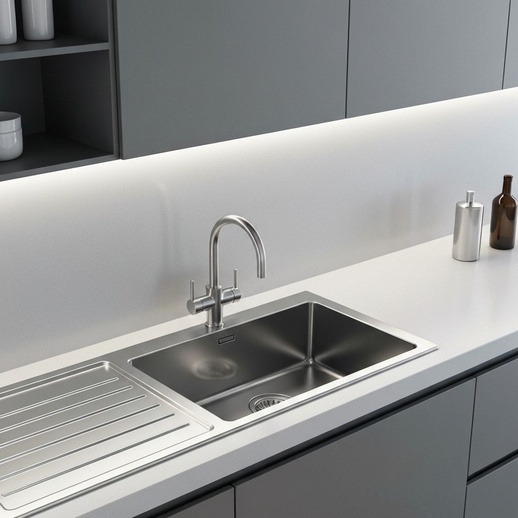 Modern Stainless Steel Kitchen Sink